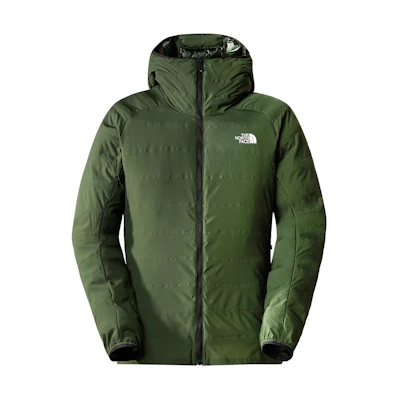 TNF Summit Green Waterproof Hooded Down Jacket for Men NF0A82VC-I0P