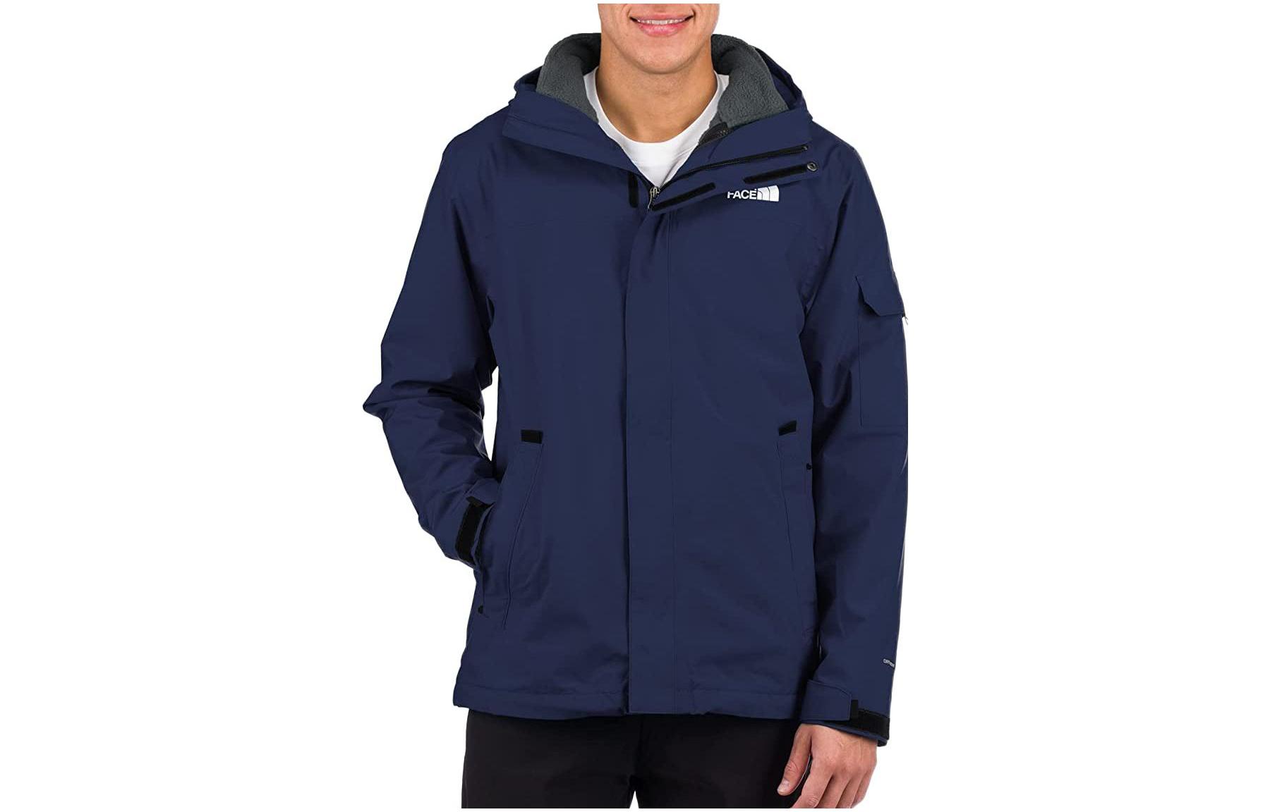 The North Face Summit Logo Zip Hoodie Jacket Men Navy Blue NF0A7V3J8K2