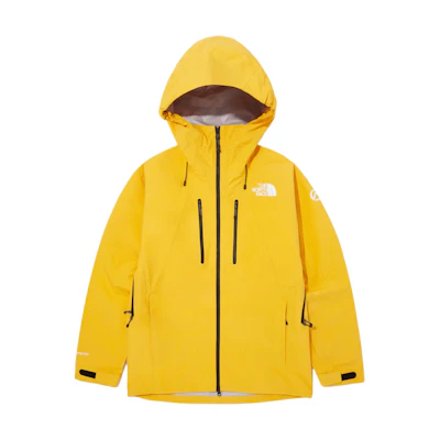 TNF Summit M's Kantega GTX Logo Waterproof Jacket Yellow Men NJ2GQ77A