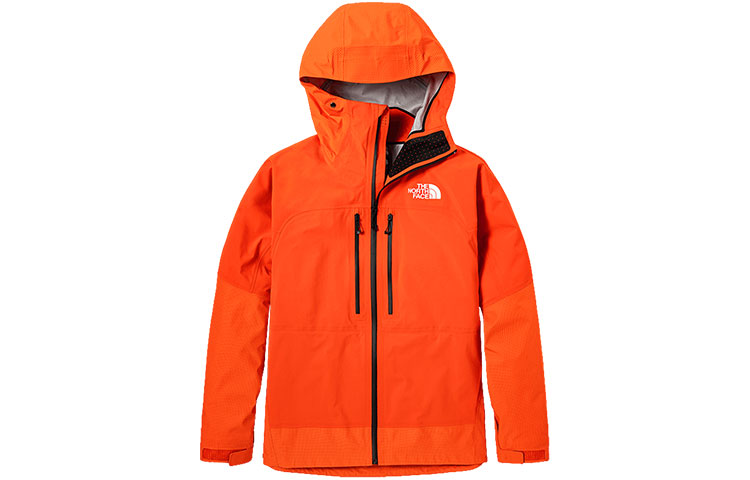 TNF Summit Orange Softshell Hoodie - Waterproof & Windproof NF0A5ABN-A6M