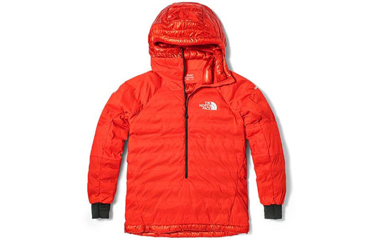 The North Face Summit Red Hooded Down Insulated Windproof Jacket NF0A4R4Y-R15