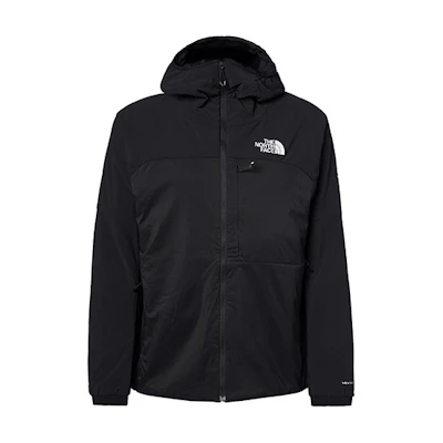 TNF Summit Series Black Hooded Insulated Cotton Jacket. NF0A5ABI-JK3