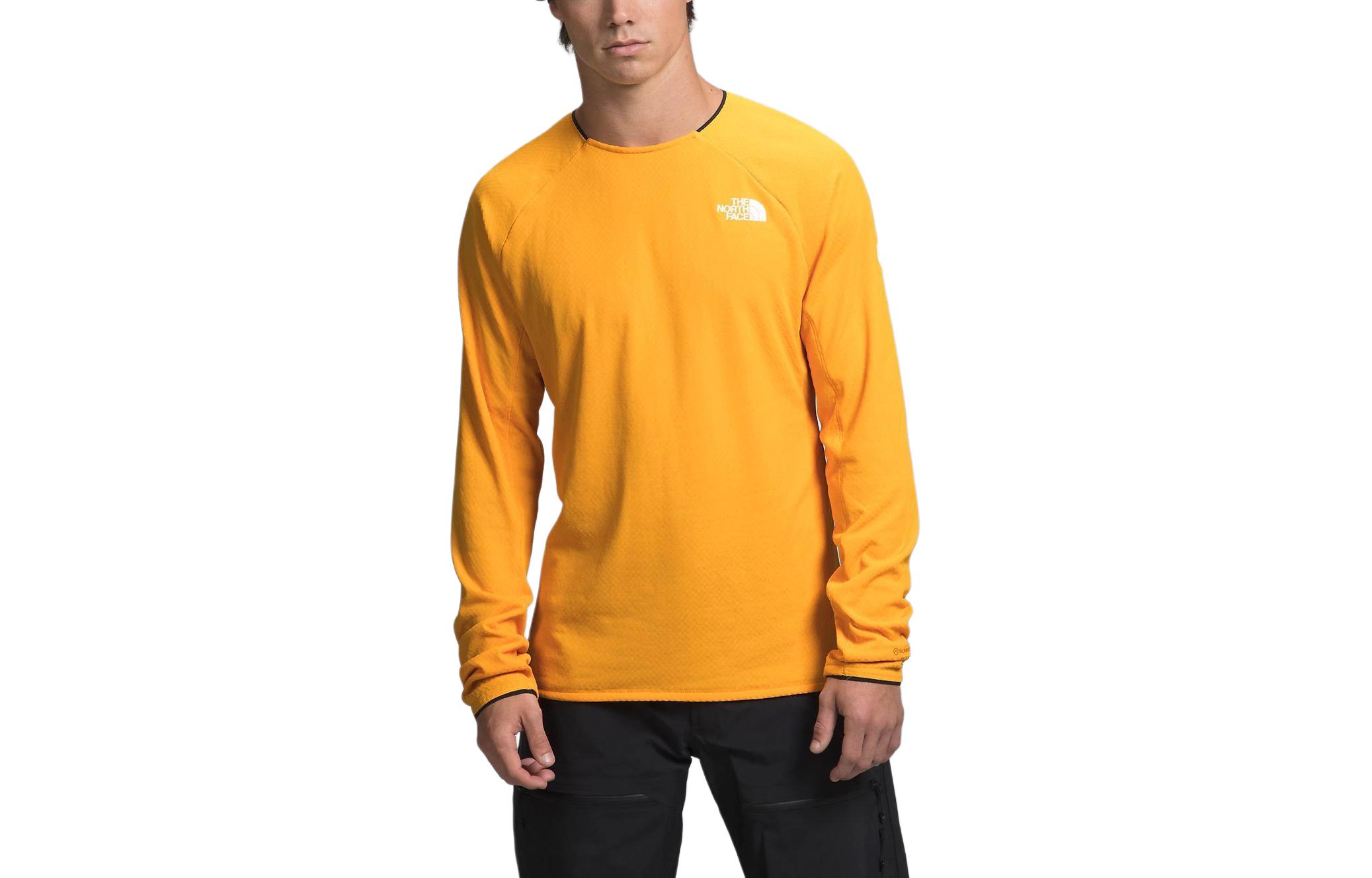 TNF Summit Series FUTUREFLEECE™ Yellow Crewneck Sweatshirt NF0A5J81-56P