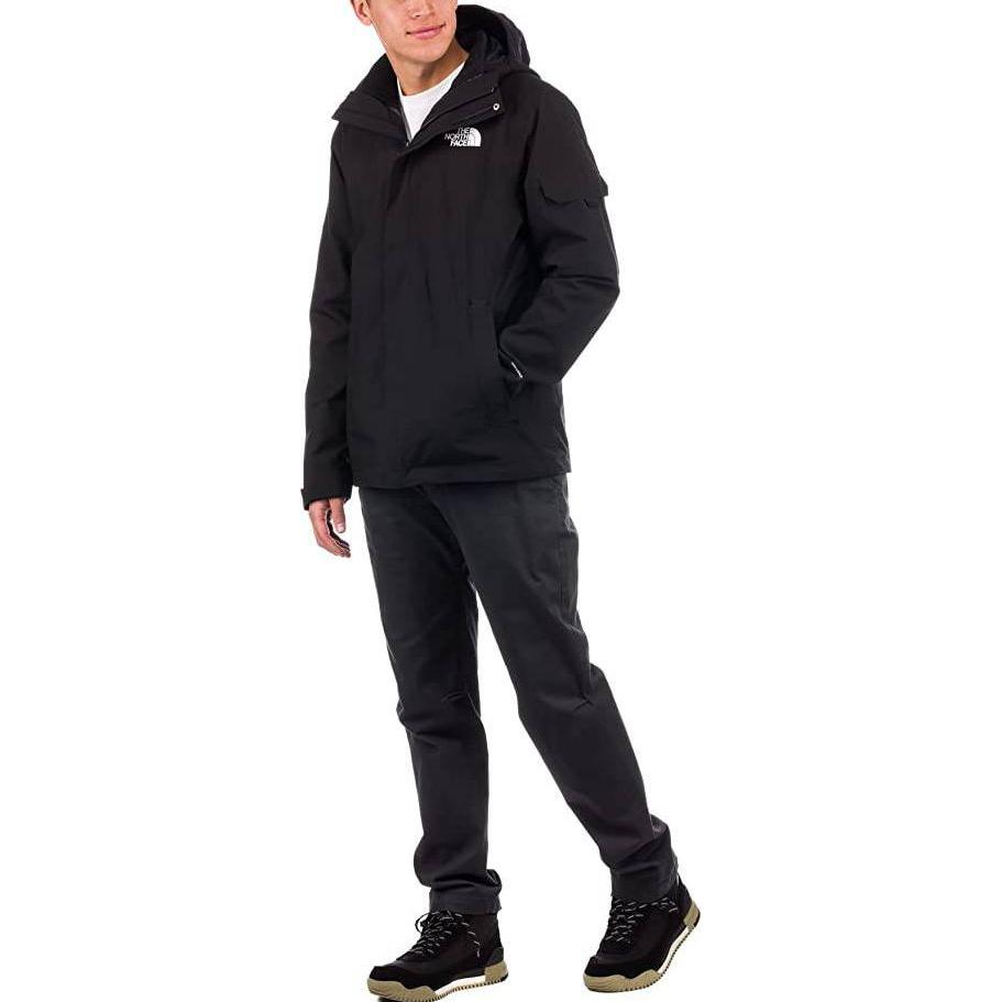 TNF Summit Series Logo Print Hooded Puffer Jacket Black  NF0A7V3J-JK3 圖 6