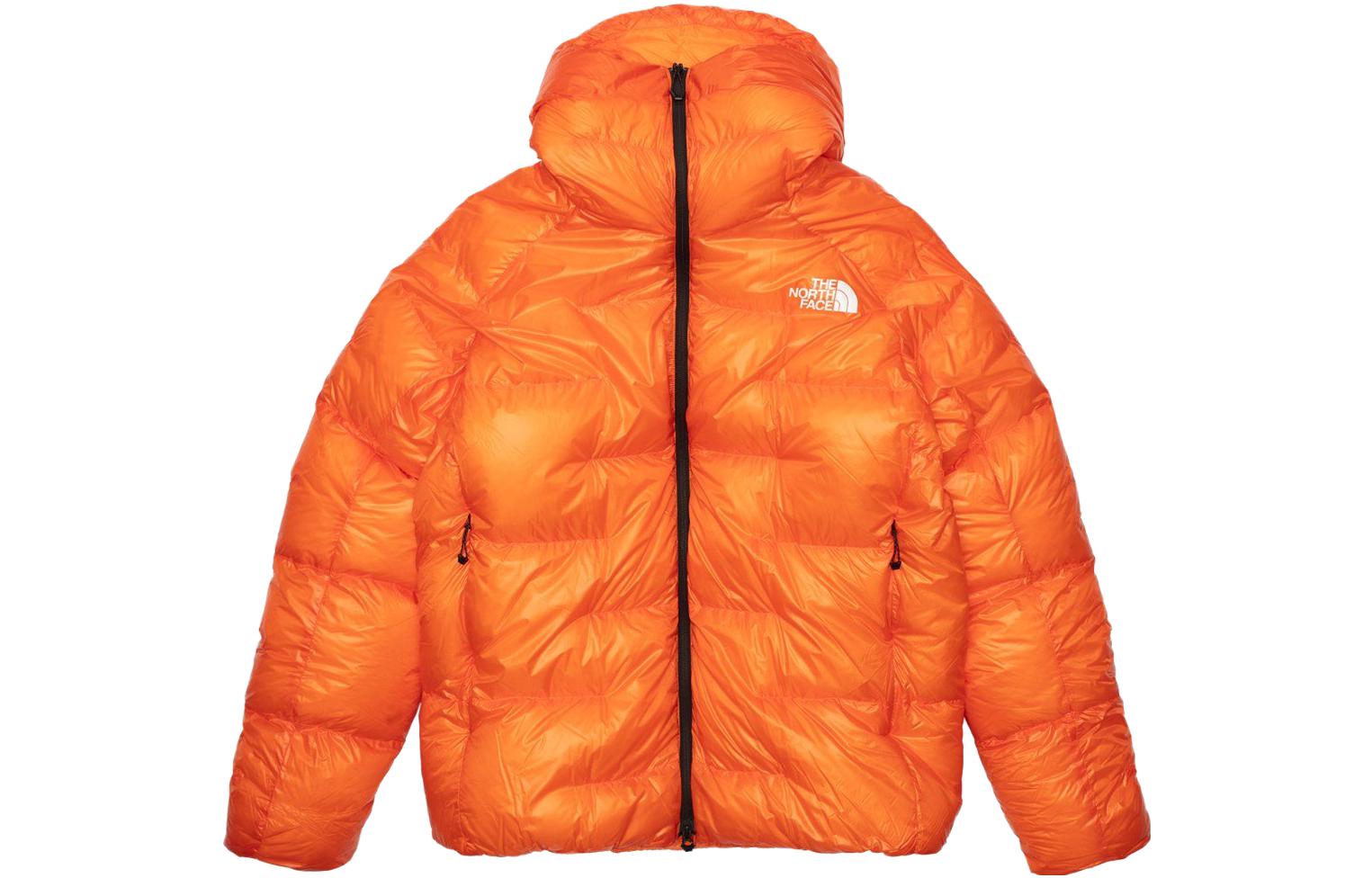 The North Face Summit Series Orange Logo Zip-Up Hoodie Jacket NF0A5ABG-A6M