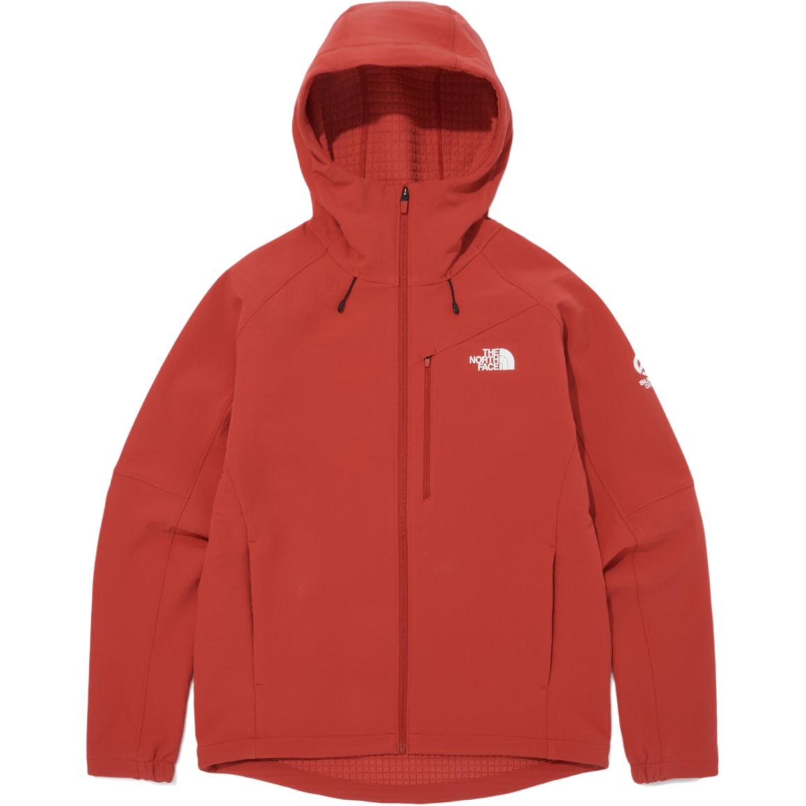 TNF Summit Series Red Softshell Fleece Windproof Waterproof Jacket NJ4FQ52C