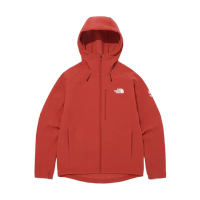TNF Summit Series Red Softshell Fleece Windproof Waterproof Jacket NJ4FQ52C