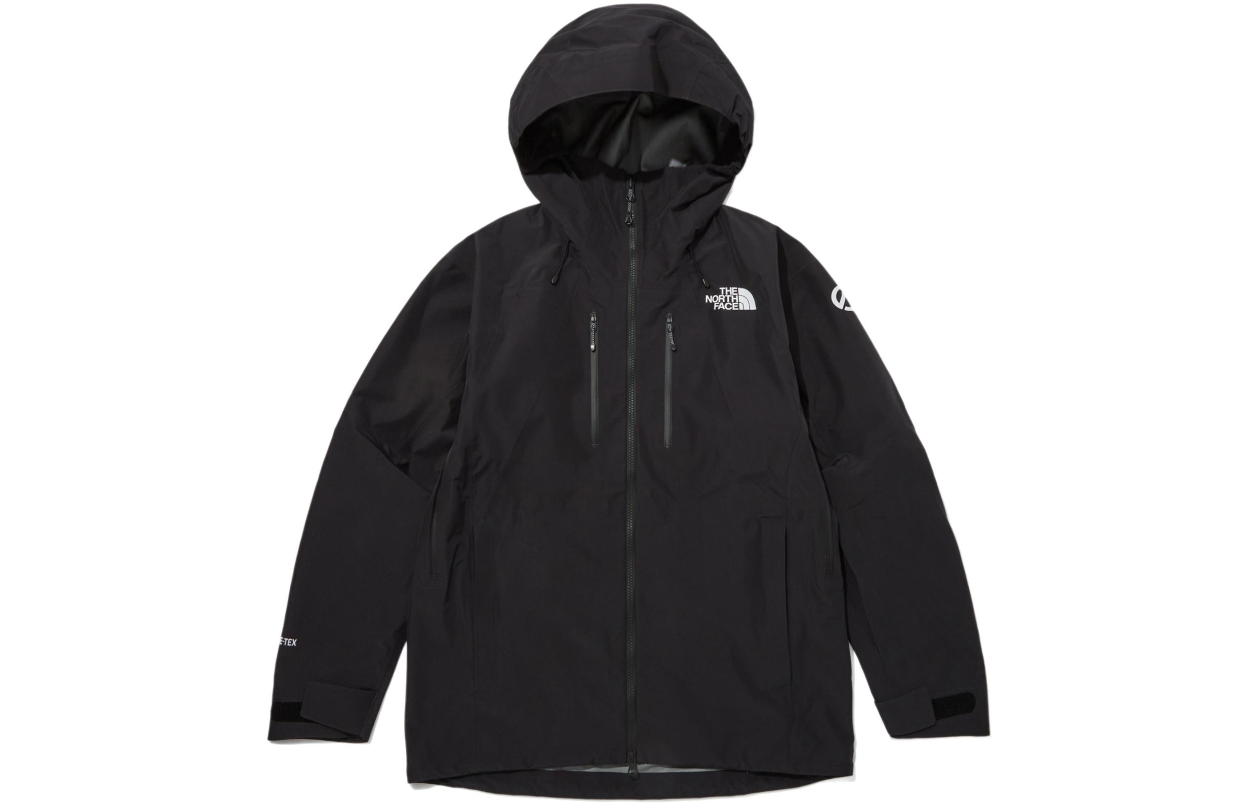 TNF Summit Series Waterproof Logo Hooded Jacket Black NJ2GP76A