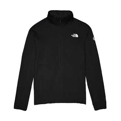 TNF Summit Solid Half-Zip Logo Printed Long-Sleeve Sweatshirt NF0A5J8R-JK3