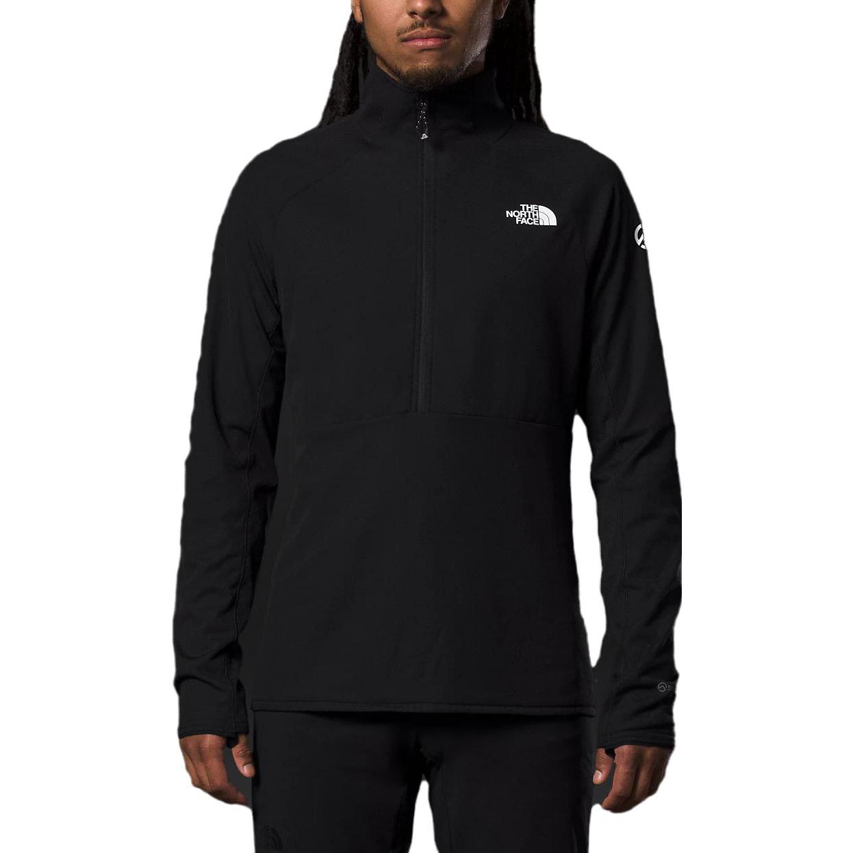 TNF Summit Solid Half-Zip Logo Printed Long-Sleeve Sweatshirt NF0A5J8R-JK3 圖 3