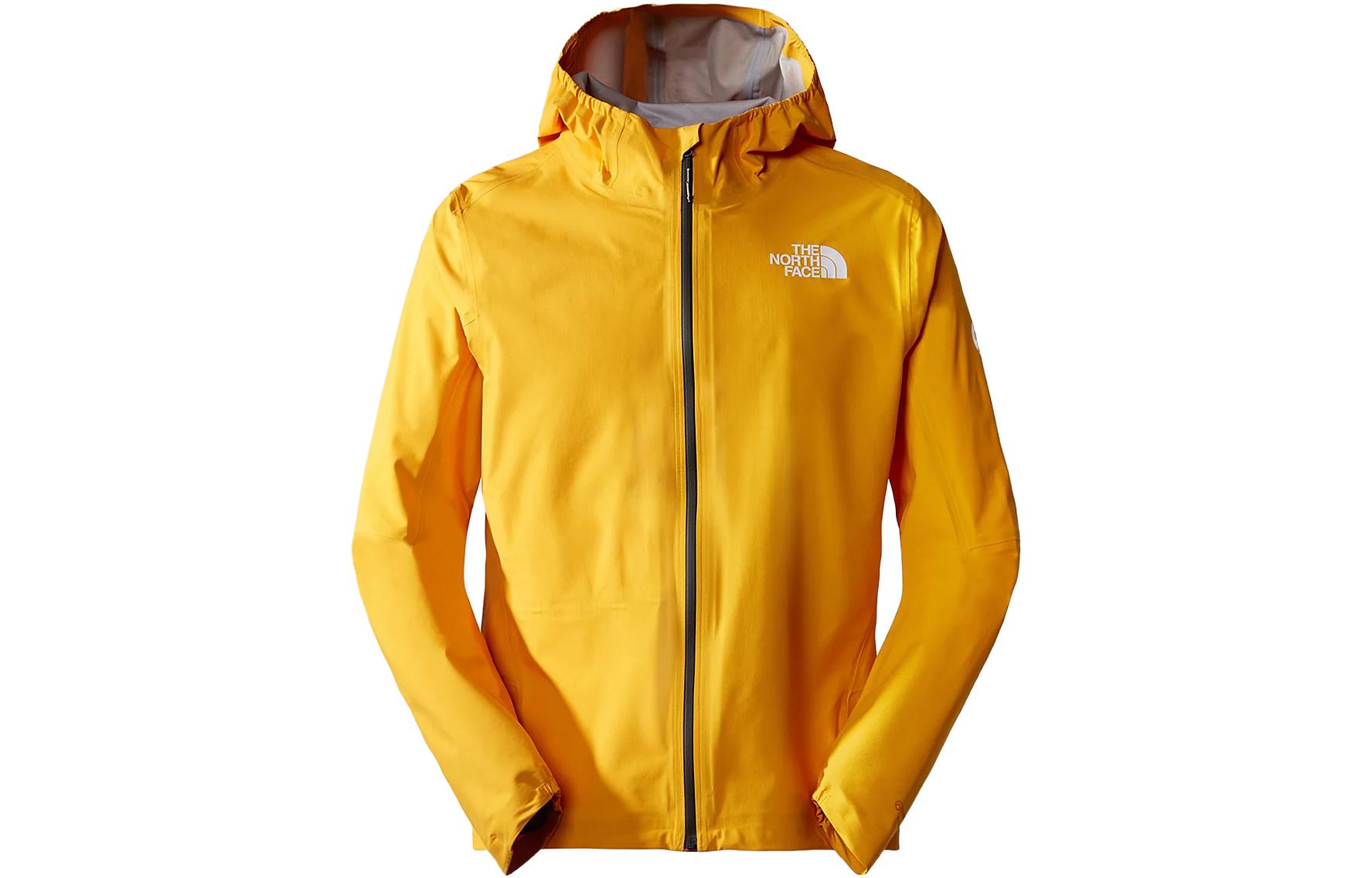 TNF Summit Waterproof Windproof Logo Hooded Jacket Yellow NF0A7ZTF-56P
