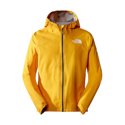 TNF Summit Waterproof Windproof Logo Hooded Jacket Yellow NF0A7ZTF-56P