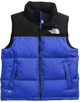 The North Face Sun Blue Two-Tone Casual Down Vest NF0A3JQQ-QBO The North Face Sun Blue Two-Tone Casual Down Vest NF0A3JQQ-QBO
