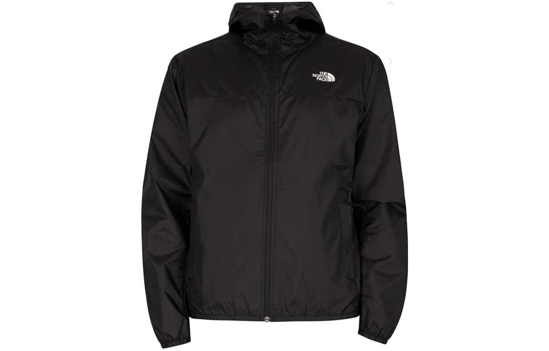 TNF Sundowner Logo Hooded Windbreaker Jacket Men’s Black NF0A35UY-KY4