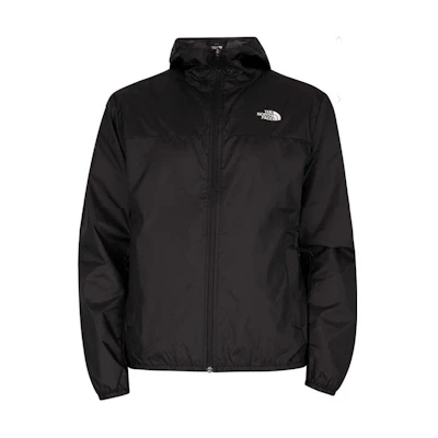TNF Sundowner Logo Hooded Windbreaker Jacket Men’s Black NF0A35UY-KY4