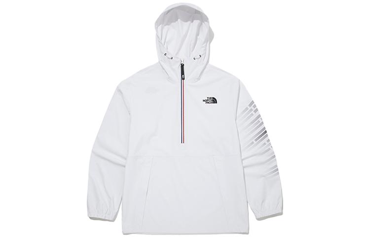 TNF Team Korea Striped Logo Casual Hoodie Jacket White Men’s OA3BM01B