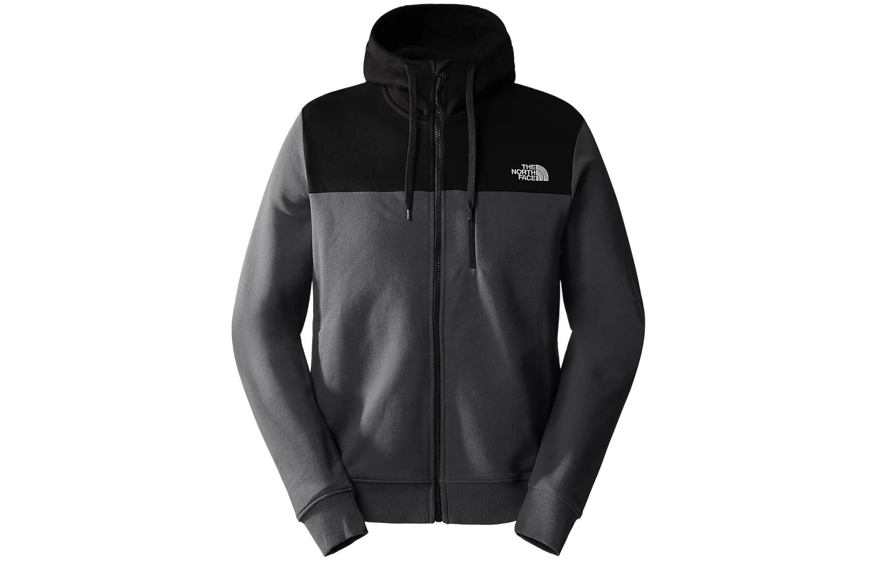 TNF Tech New Peak Colorblock Logo Hooded Jacket - Gray NF0A3VEI-MN8