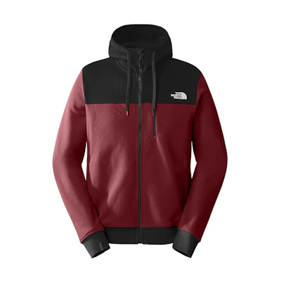 TNF Tech New Peak Colorblock Logo Hoodie Jacket Red NF0A3VEI-7S5