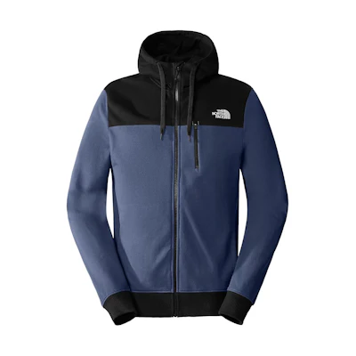 TNF Tech New Peak Colorblock Logo Hoodie Jacket Men Shadow Blue NF0A3VEI-MPF