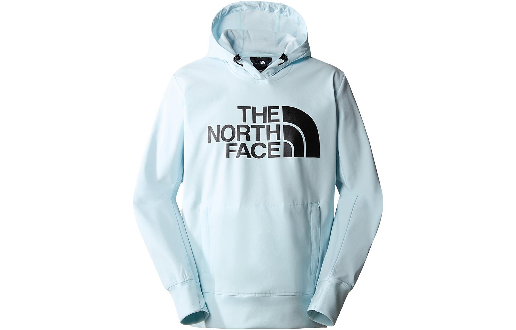 TNF Tekno Logo Hoodie Ice Blue Pullover for Men NF0A82V6-I0S