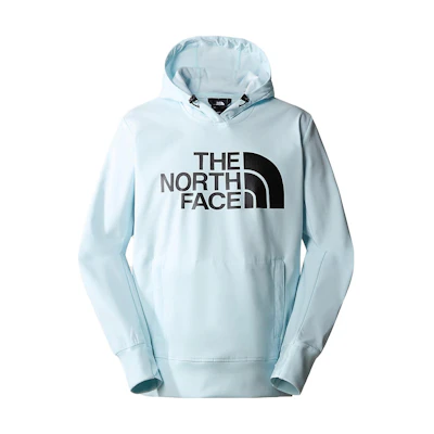 TNF Tekno Logo Hoodie Ice Blue Pullover for Men NF0A82V6-I0S