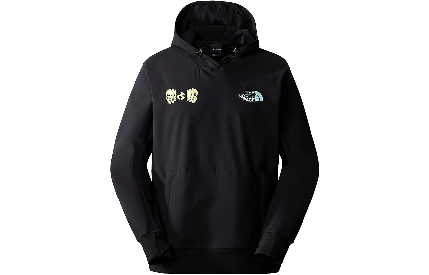 TNF Tekno Logo Pullover Hoodie Black Logo Print NF0A82V6-ORN 圖 3