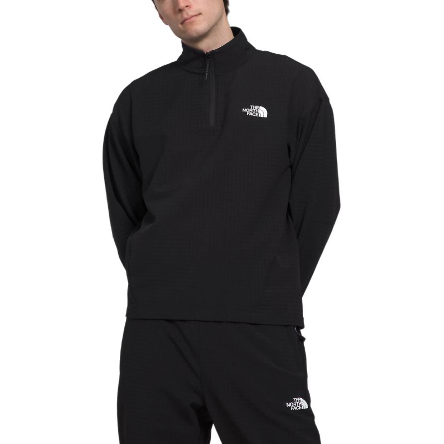 TNF Tekware™ Grid ¼ Zip Pullover Jacket Black NF0A832U-4H0