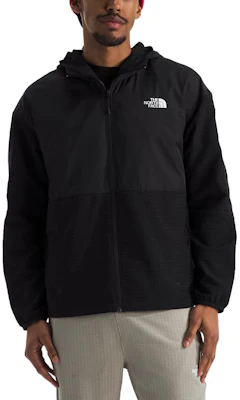 北面Tekware格纹混合黑色全拉链连帽夹克 NF0A88XV-JK3 Shop 北面Tekware格纹混合黑色全拉链连帽夹克 NF0A88XV-JK3