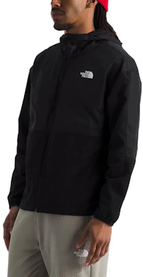 北面Tekware格纹混合黑色全拉链连帽夹克 NF0A88XV-JK3 Details for 北面Tekware格纹混合黑色全拉链连帽夹克 NF0A88XV-JK3