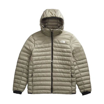 TNF Terra Peak Solid Color Hooded Jacket Clay Gray NF0A88TV-1I4