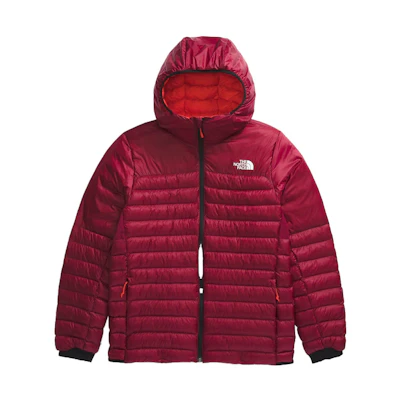 TNF Terra Peak Beetroot Red Hooded Zipper Jacket NF0A88TV-1IX