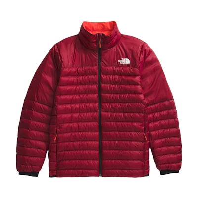 TNF Terra Peak Red Outdoor Puffer Jacket with Logo Print NF0A88U2-1IX