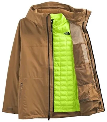 The North Face ThermoBall™ Eco Snow Triclimate® Jaket Khaki NF0A4P7M-WK3 Buy The North Face ThermoBall™ Eco Snow Triclimate® Jaket Khaki NF0A4P7M-WK3