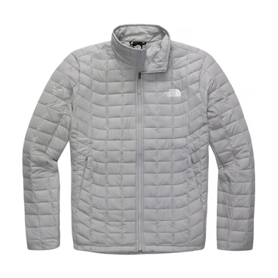TNF Thermoball Eco Jacket Gray - Lightweight Zipper Puffer NF0A4QSP-A91