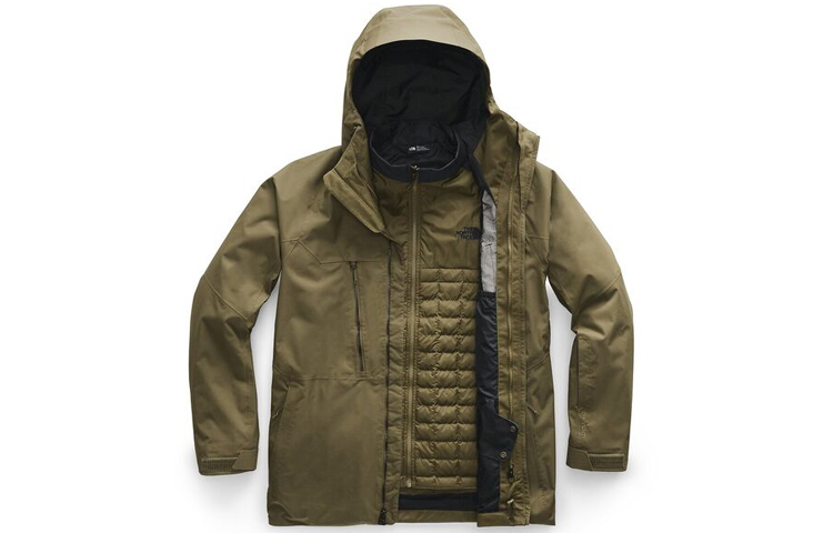 Buy 노스페이스 써모볼 에코 스노우 트라이클라이밋 재킷 그린 NF0A3LZ137U