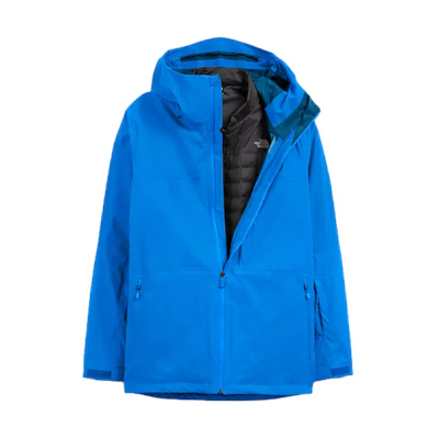 TNF ThermoBall Eco Triclimate Waterproof Winter Jacket Blue Men NF0A4P7M-16Y