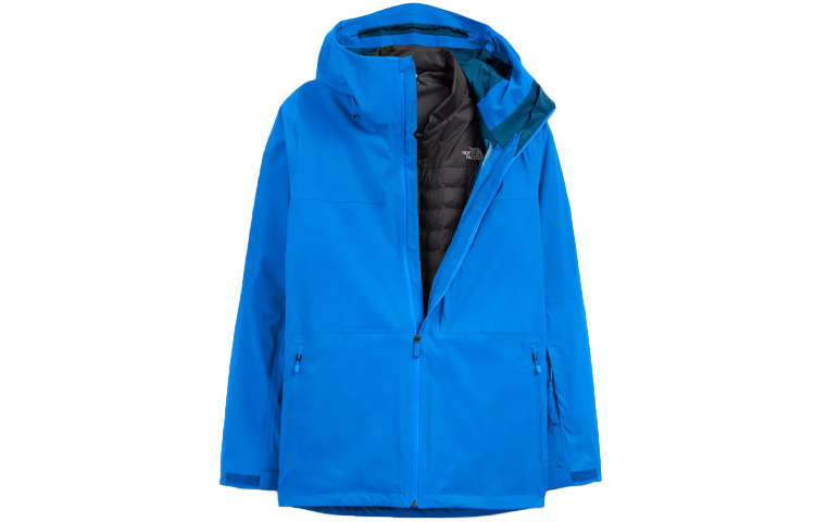 Order The North Face ThermoBall Eco Triclimate Jaket Musim Dingin Tahan Air Biru Pria NF0A4P7M-16Y