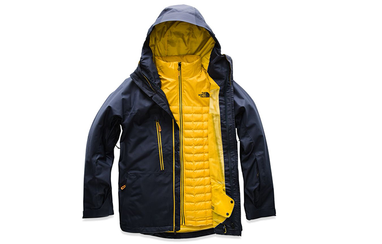 Buy Chaqueta Impermeable The North Face ThermoBall Snow Triclimate Azul Marino NF0A3323H2G