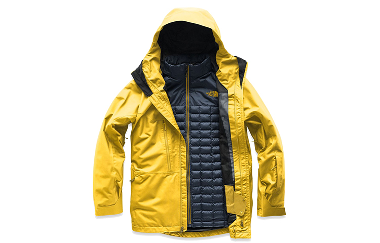 TNF ThermoBall Snow Triclimate Jacket Yellow NF0A3323VB6