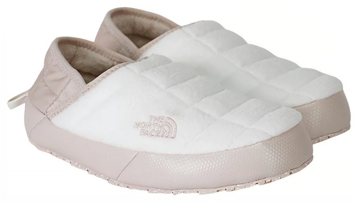 The North Face Thermoball Traction Denali V Mules 'Gardenia White Grey' NF0A7W4L-32F Shop The North Face Thermoball Traction Denali V Mules 'Gardenia White Grey' NF0A7W4L-32F