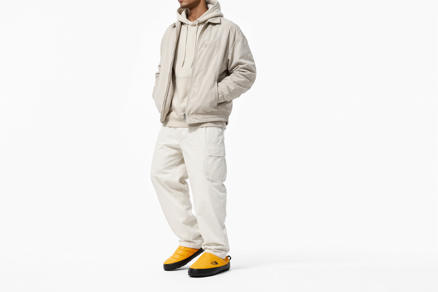 Order 北面THE NORTH FACE ThermoBall™ Traction 防滑耐磨 低筒 戶外功能鞋 黃色