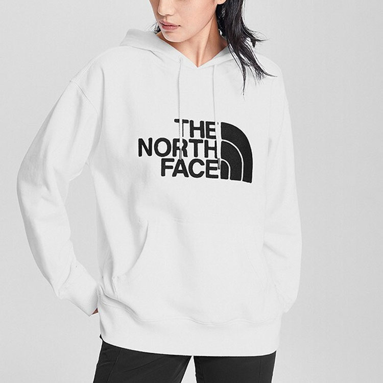 TNF Throwback Embroidered Pullover Hoodie Unisex White NF0A4NEQ-FN4 圖 6