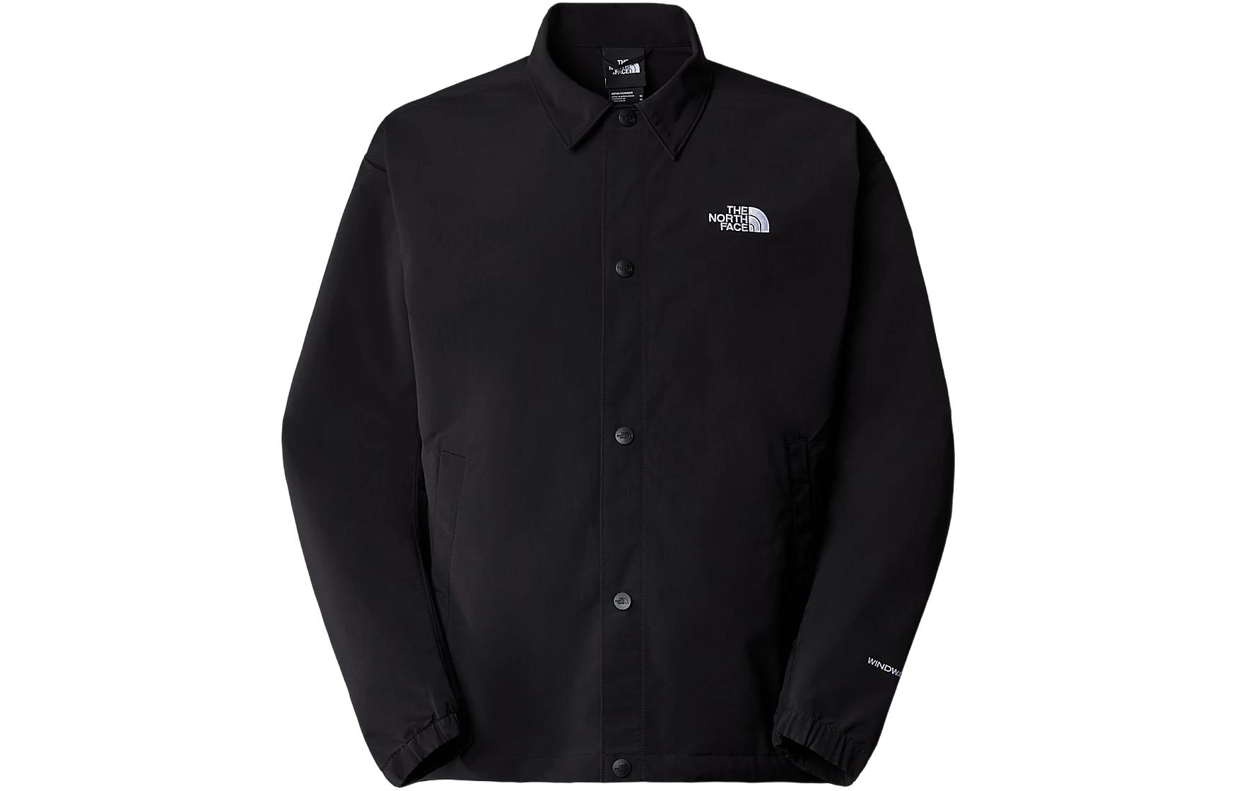 TNF TNF Easy Wind Coaches Jacket Black - Waterproof Windproof Casual Fit NF0A8703-JK3
