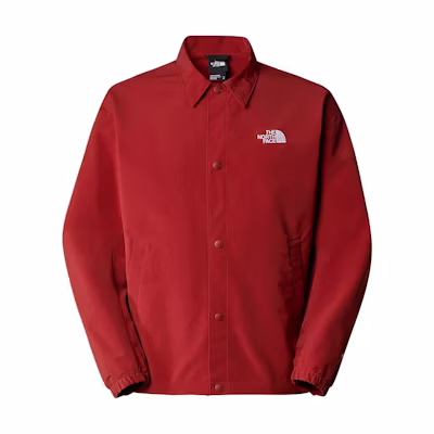 TNF TNF Easy Wind Coaches Jacket Red - Logo Embroidery, Waterproof NF0A8703-POJ