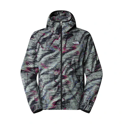 TNF TNF Easy Wind Full-Zip Hooded Jacket Black Logo Design NF0A8702-SIR