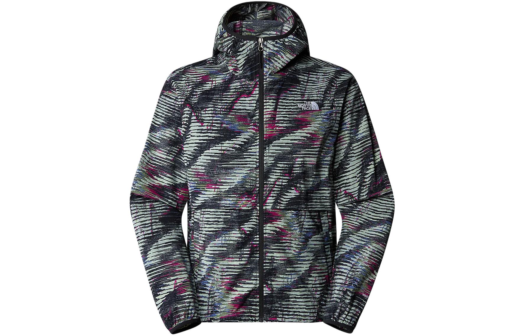 TNF TNF Easy Wind Full-Zip Hooded Jacket Black Logo Design NF0A8702-SIR 圖 2