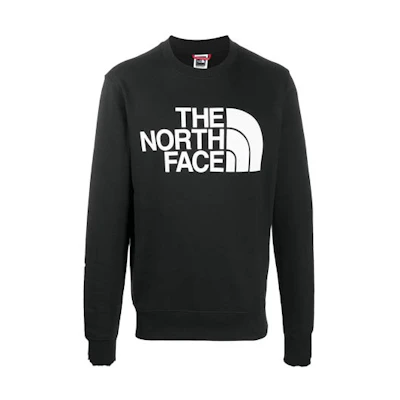 TNF TNF Logo Crewneck Sweatshirt Black Long Sleeve NF0A4M7W-JK3
