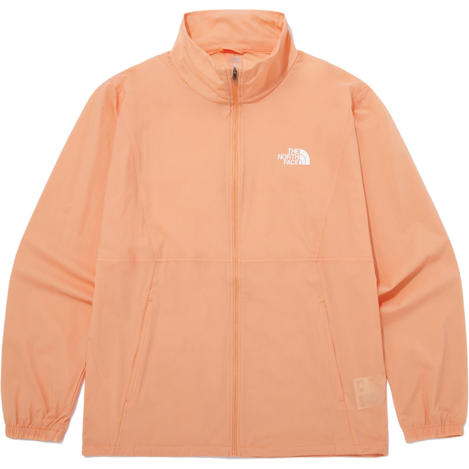 TNF TNF Pace Challenger Orange Jacket Unisex with Logo Print NJ3LQ07D