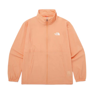 TNF TNF Pace Challenger Orange Jacket Unisex with Logo Print NJ3LQ07D