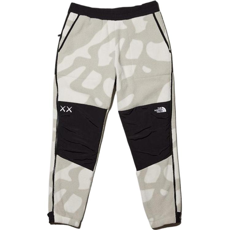 The North Face TNF x KAWS Colorblock Printed Casual Pants Black White Men’s. NF0A7WMC-8K4